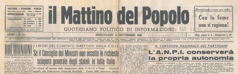 "Il Mattino del Popolo", 1946-1948
